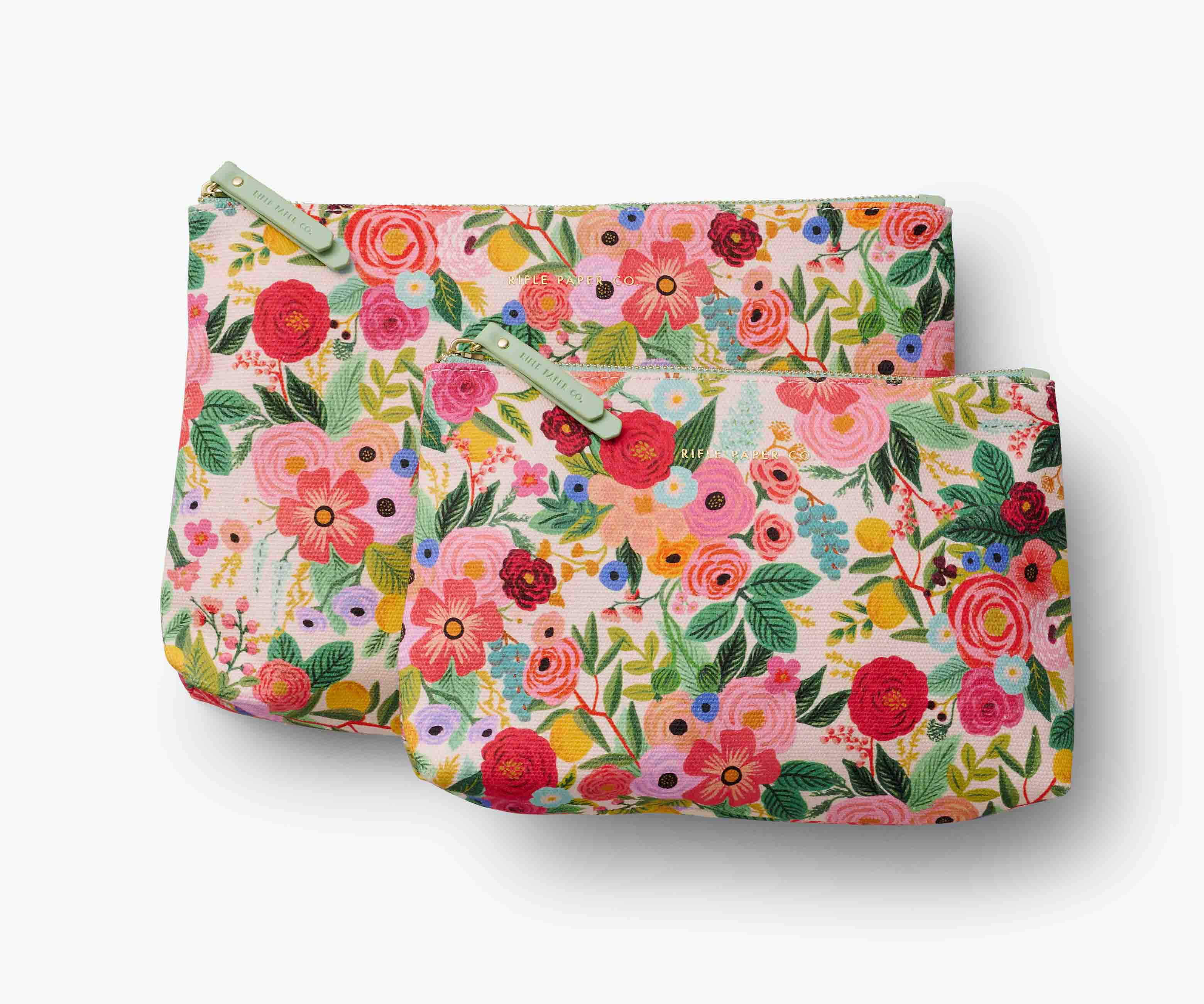 Zippered Pouch Set - Garden Party