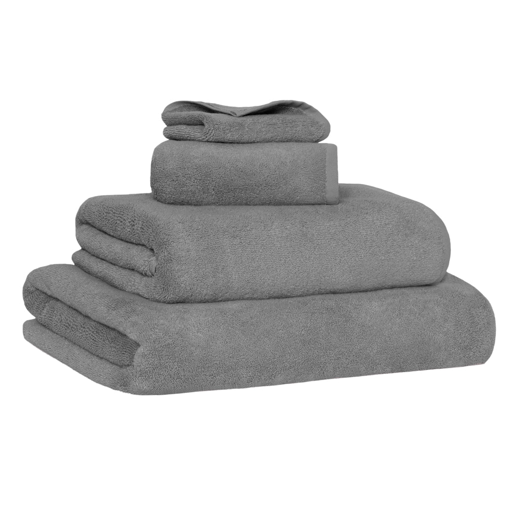 Plush Shadow Grey Towel Essentials Bundle (2 Wash + 2 Hand + 2 Bath Towels)