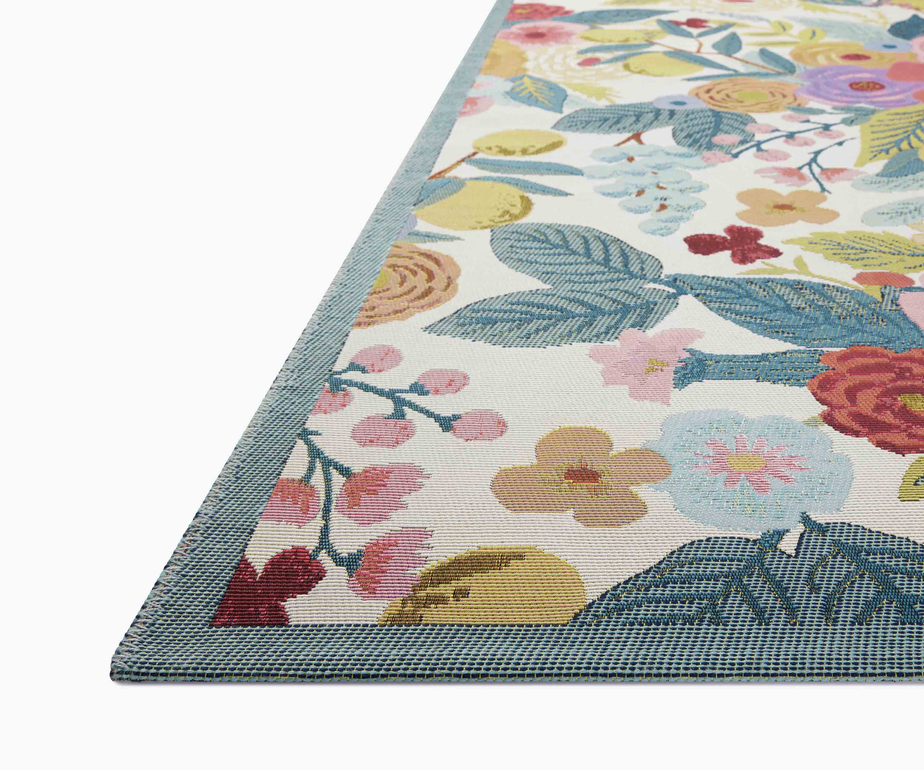 Perennial Garden Party Power Loomed Rug - Rose Multi