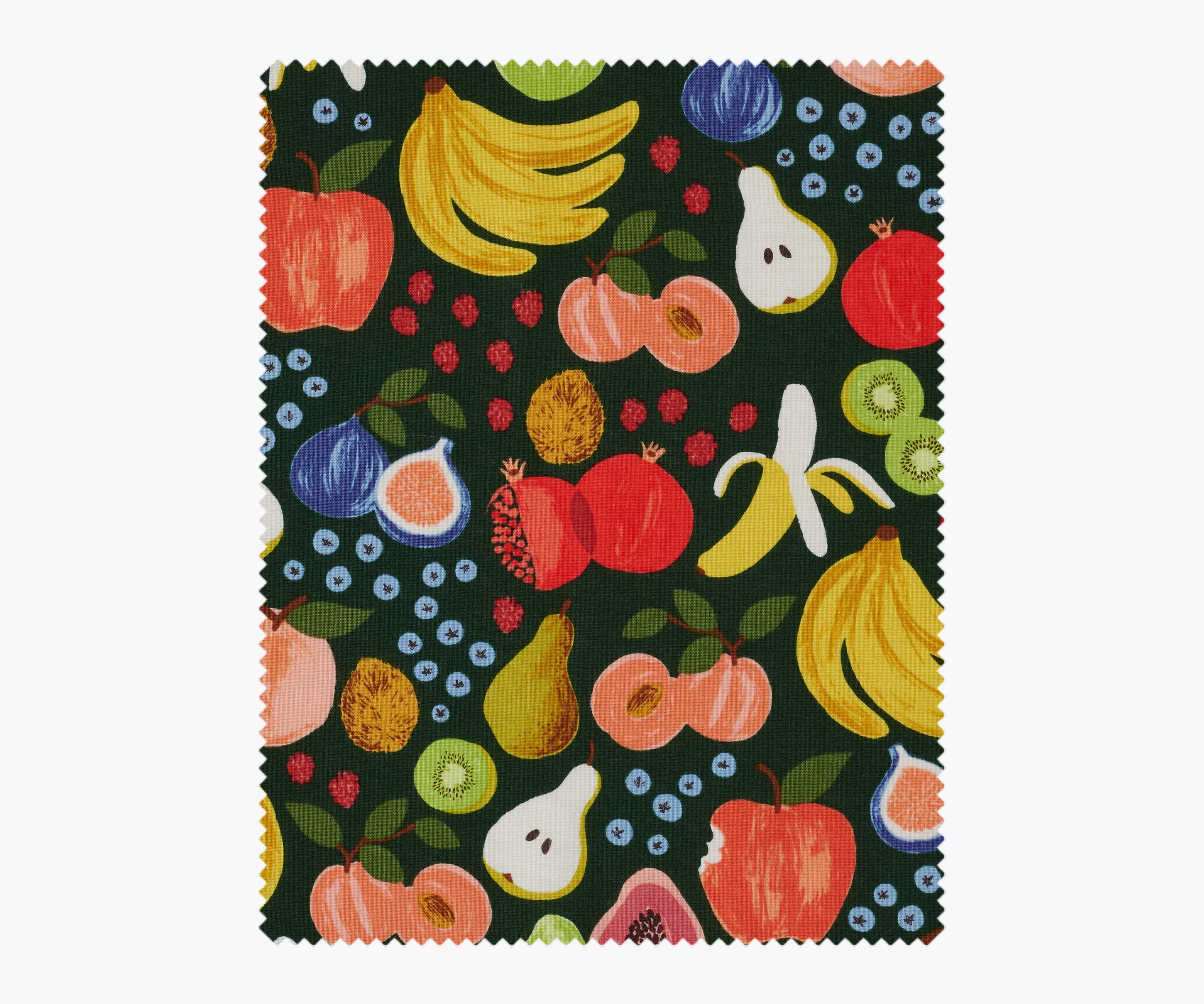 Fruit Stand Cotton Fabric - Hunter