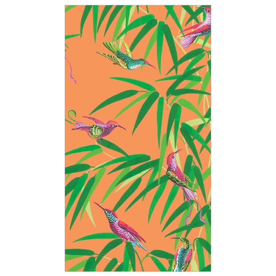 Birds in Paradise (Orange) Paper Napkins