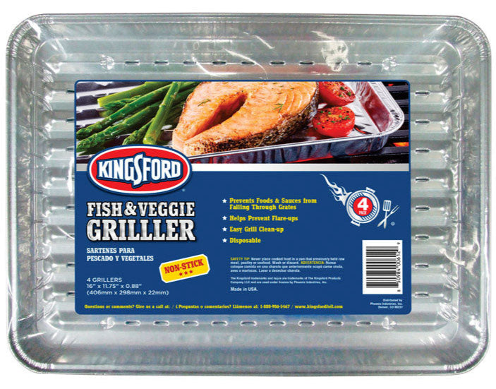 Kingsford Disposable All-Purpose Aluminum Grill Pans - 4 pc.