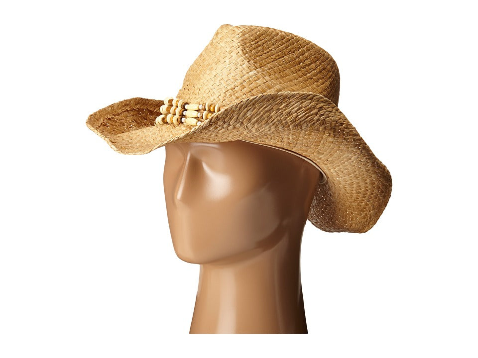 Women's Cowboy Hat - Beaded Band, Natural