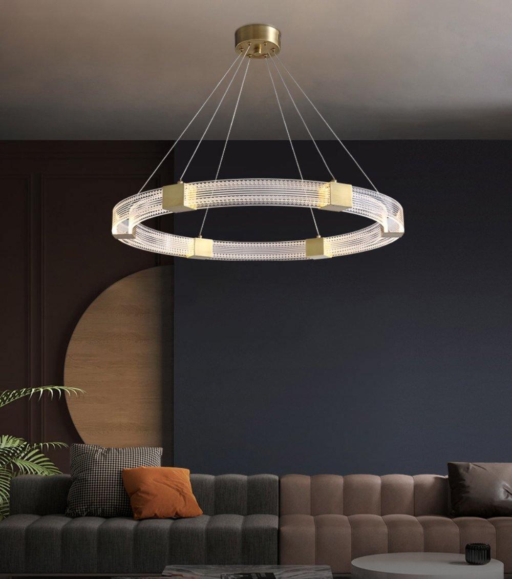 Parallel Ring LED Chandelier