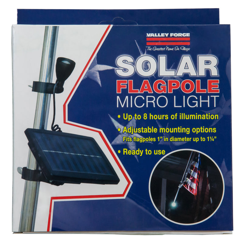 Valley Forge Solar Powered Flagpole Micro Light