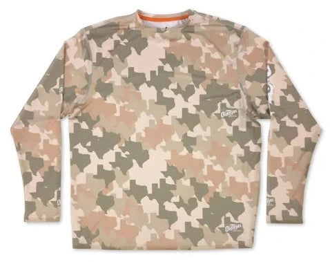 Old Tejas Camo Kid's UV Swim Shirt