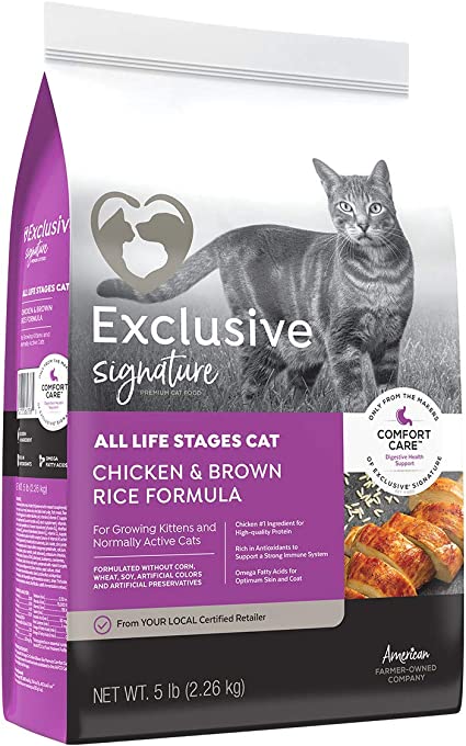 Exclusive Signature All Life Stages Chicken & Brown Rice Cat Food