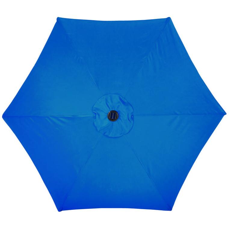 Living Accents Tiltable Lighted Solar Umbrella - 9'