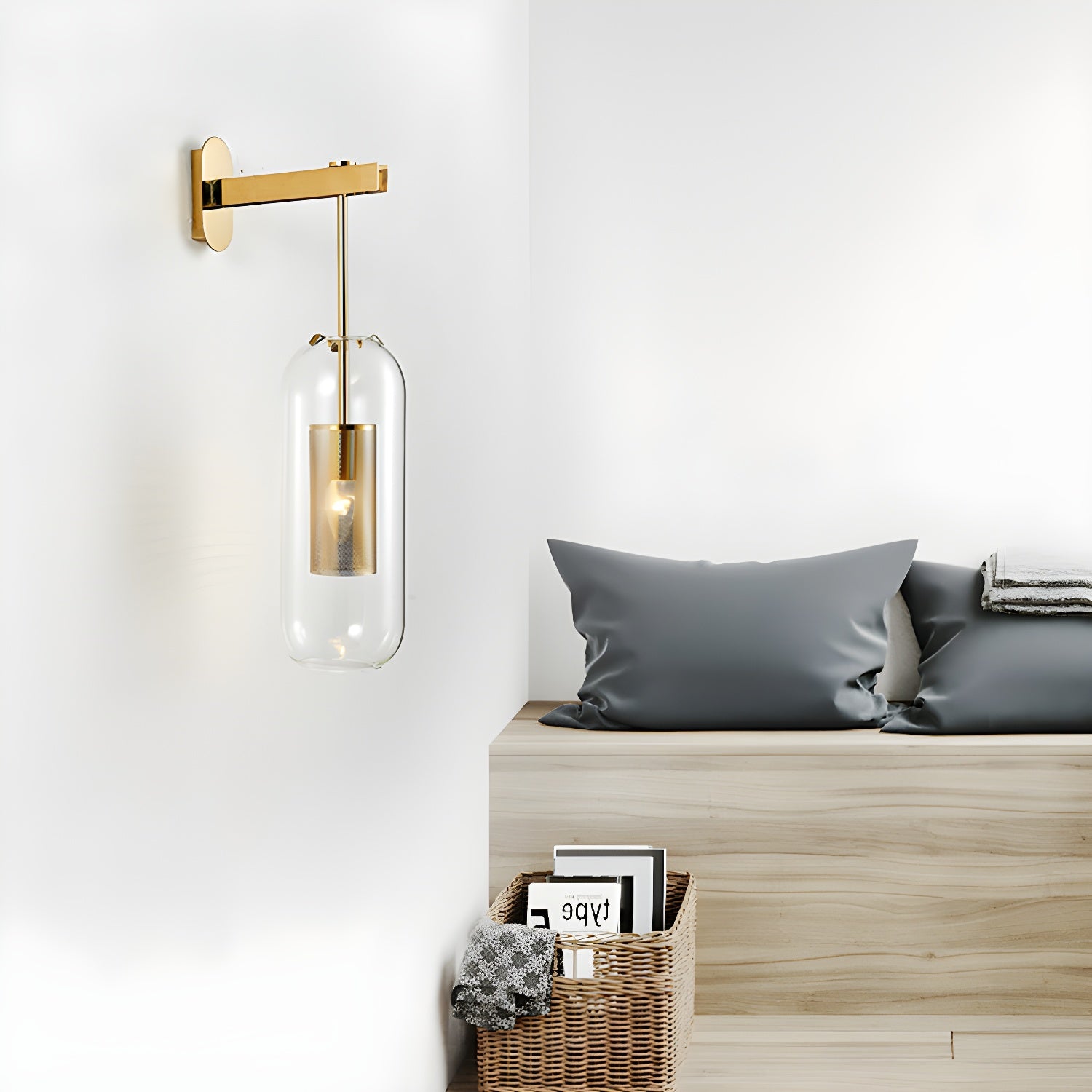 Vadim Glass Wall Lamp