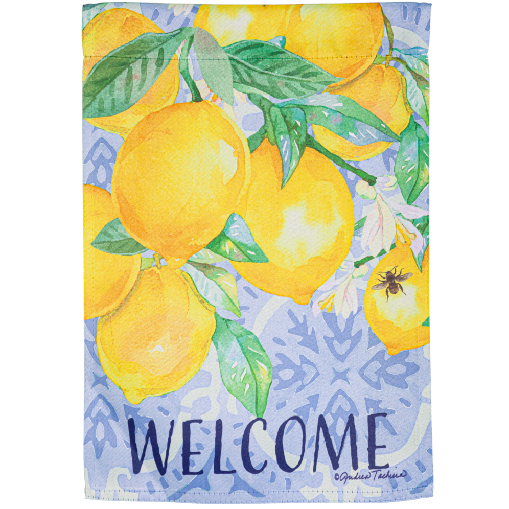 Evergreen Welcome Themed Garden Flags - 12.5 x 18