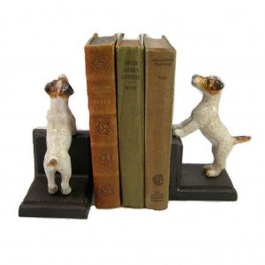 Cast Iron Jack Russel Bookends (Pair)