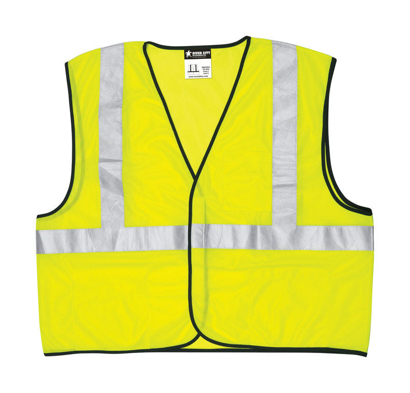 Class 2 Fluorescent Green Safety Vest (XL)