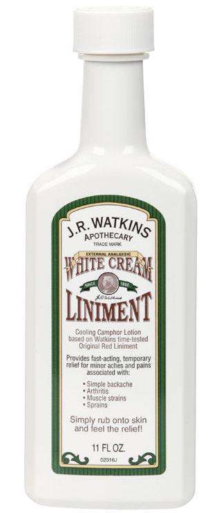 J. R. Watkins White Cream Liniment - 11 oz.