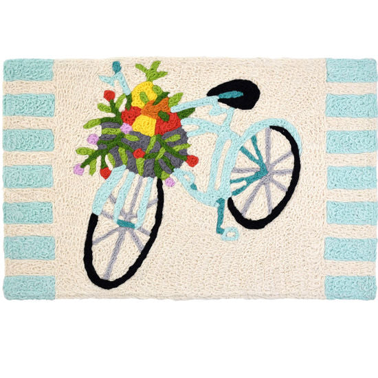 Bicycle w/ Fruit Basket Accent Rug - 20 x 30