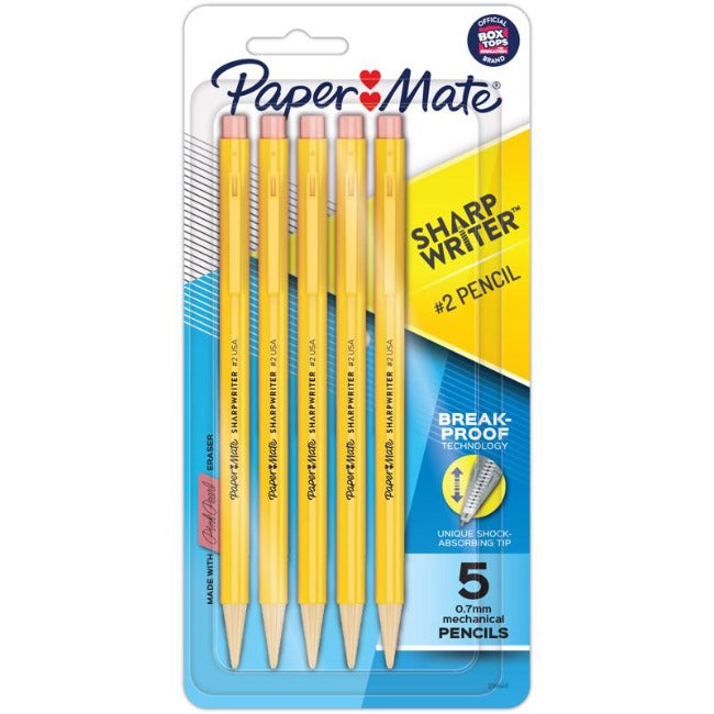 Paper Mate SharpWriter 0.7mm Mechanical Pencils - 5 pc.