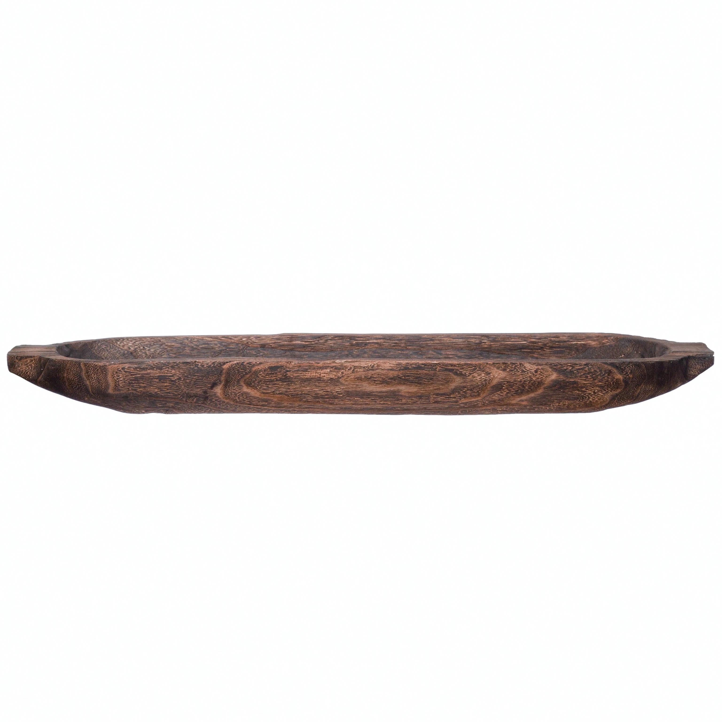 Handcrafted Paulownia Wood Tray - 27.75