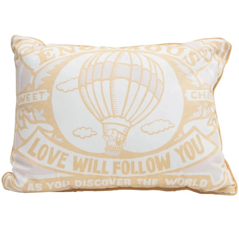 Sweet Child Cotton Lumbar Pillow - 18 x 14