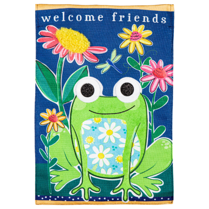 Evergreen Welcome Themed Garden Flags - 12.5 x 18