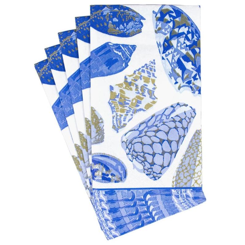 Coquillage Blue Paper Napkins