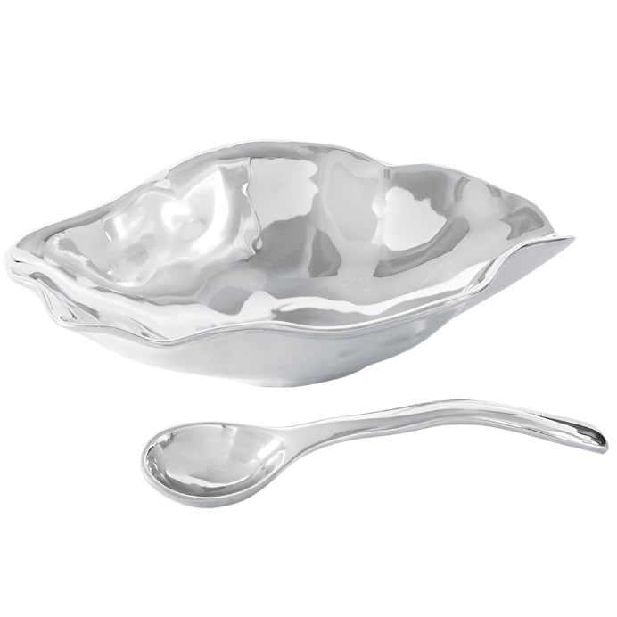 Beatriz Ball Vento Claire Bowl w/ Spoon - 5.75 x 9.75