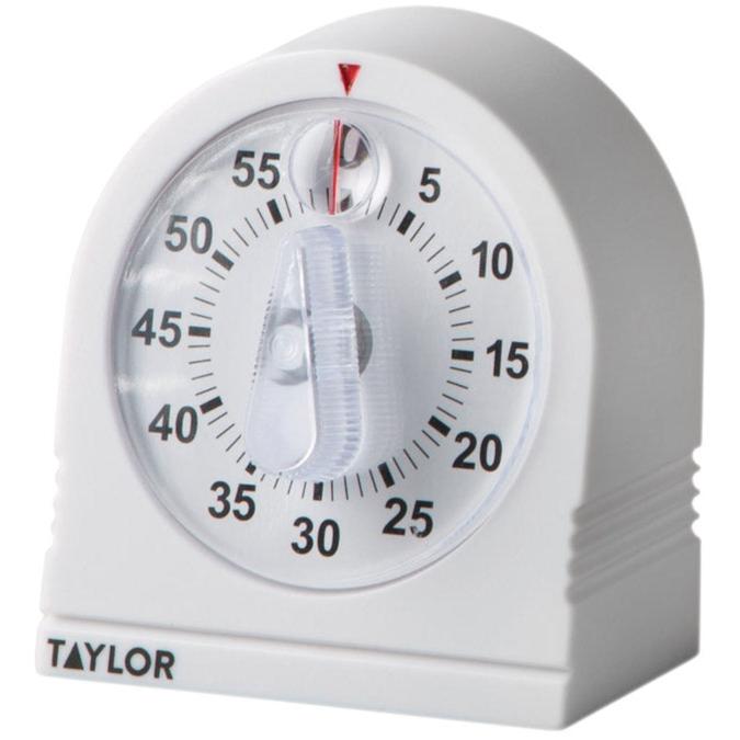 Taylor Analog Kitchen Timer w/ Magnifying Window