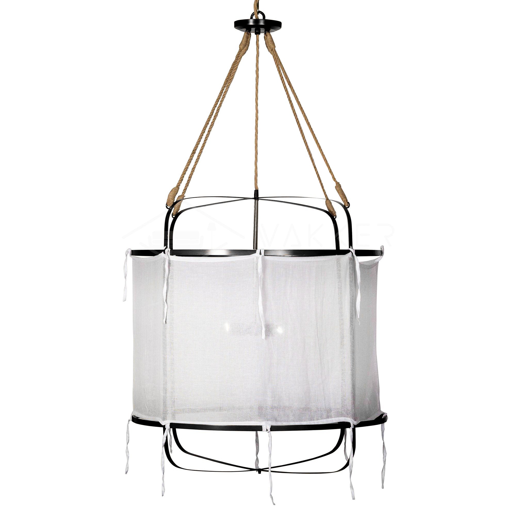 Provence Linen Pendant Light