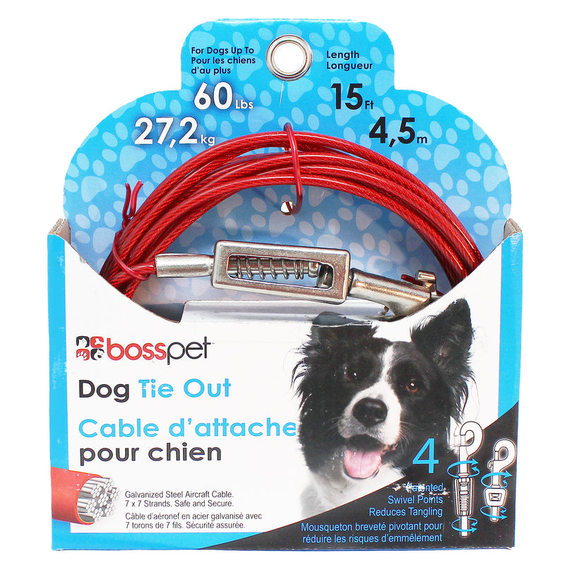 BOSS Cable Dog Tie Out