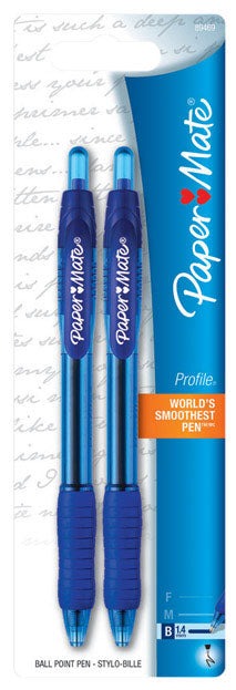 Paper Mate Profile Retractable Ballpoint Pen - 2 pc.