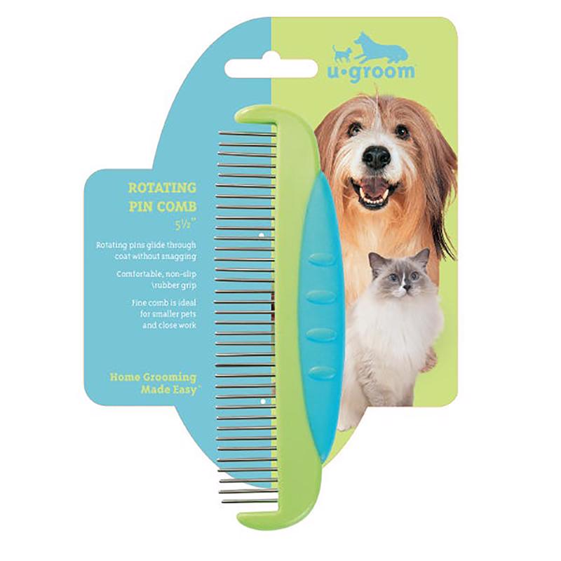 U-Groom Rotating Pin Comb