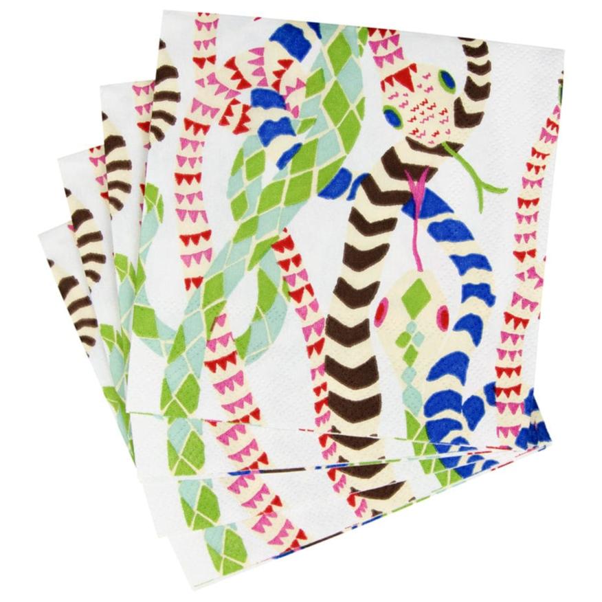 Serpentine Paper Cocktail Napkins