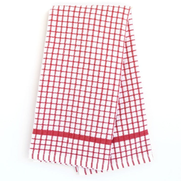 Grid Pattern Terry Kitchen Dishtowels - 20 x 30