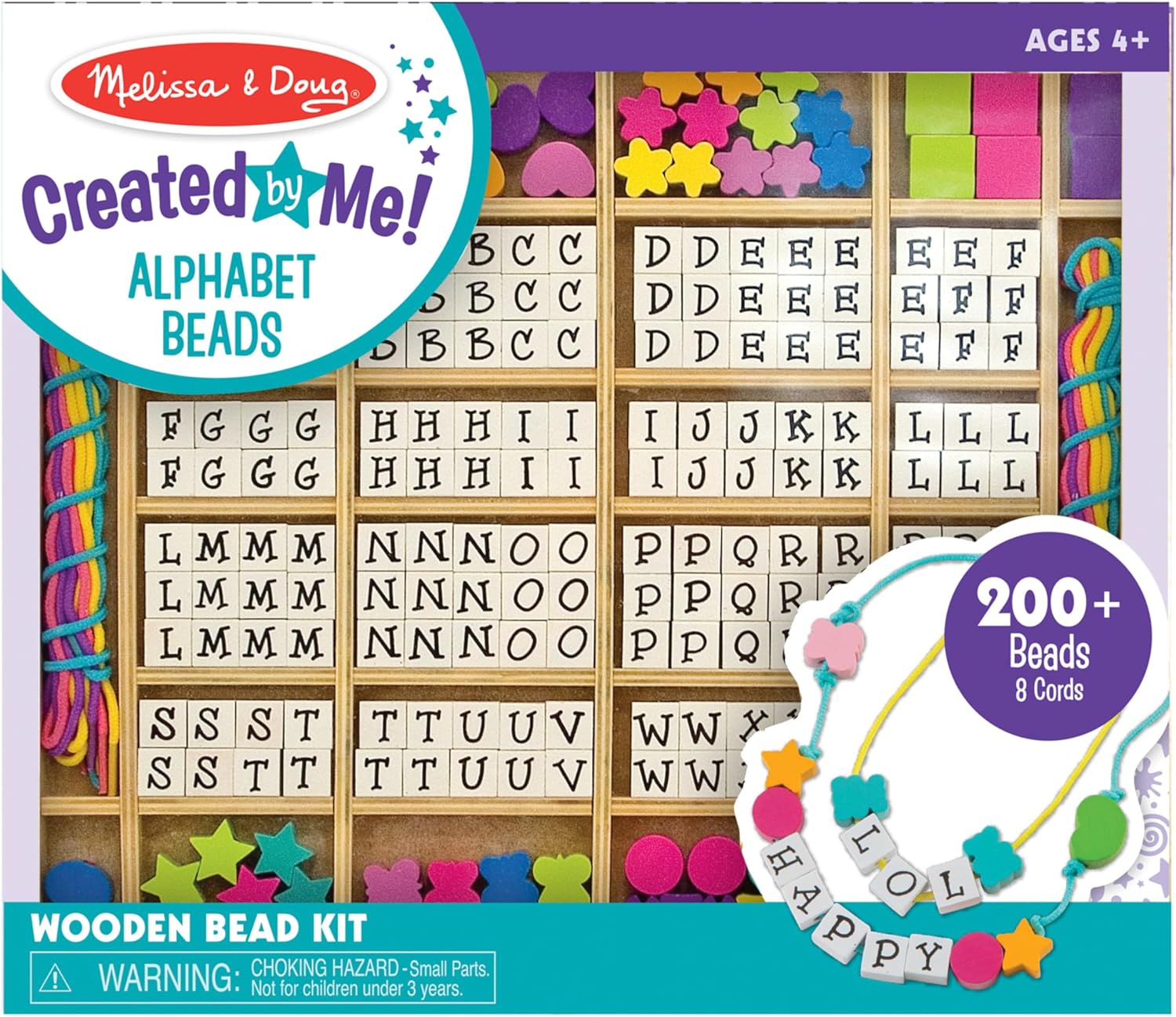 Alphabet Beads Jewelry Kit - 200+ pc.