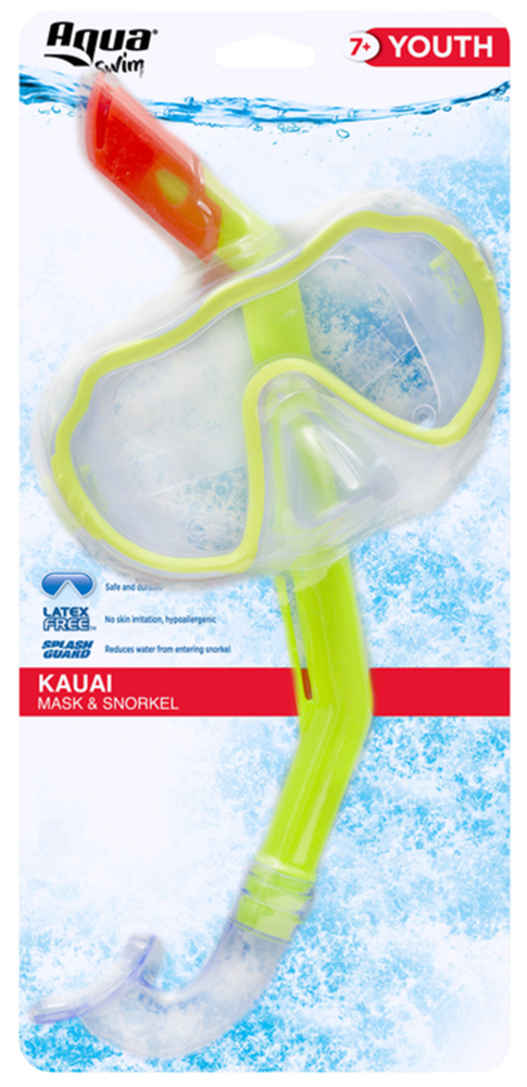 Aqua Swim Kauai Youth-Sized Swimming Mask & Snorkel