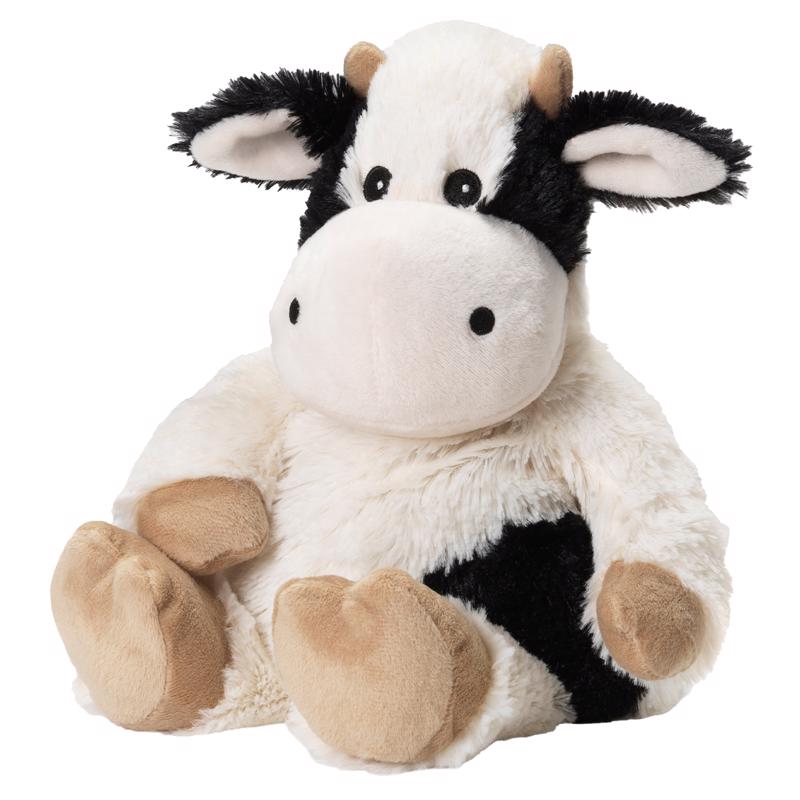 Warmies Plush Black & White Cow