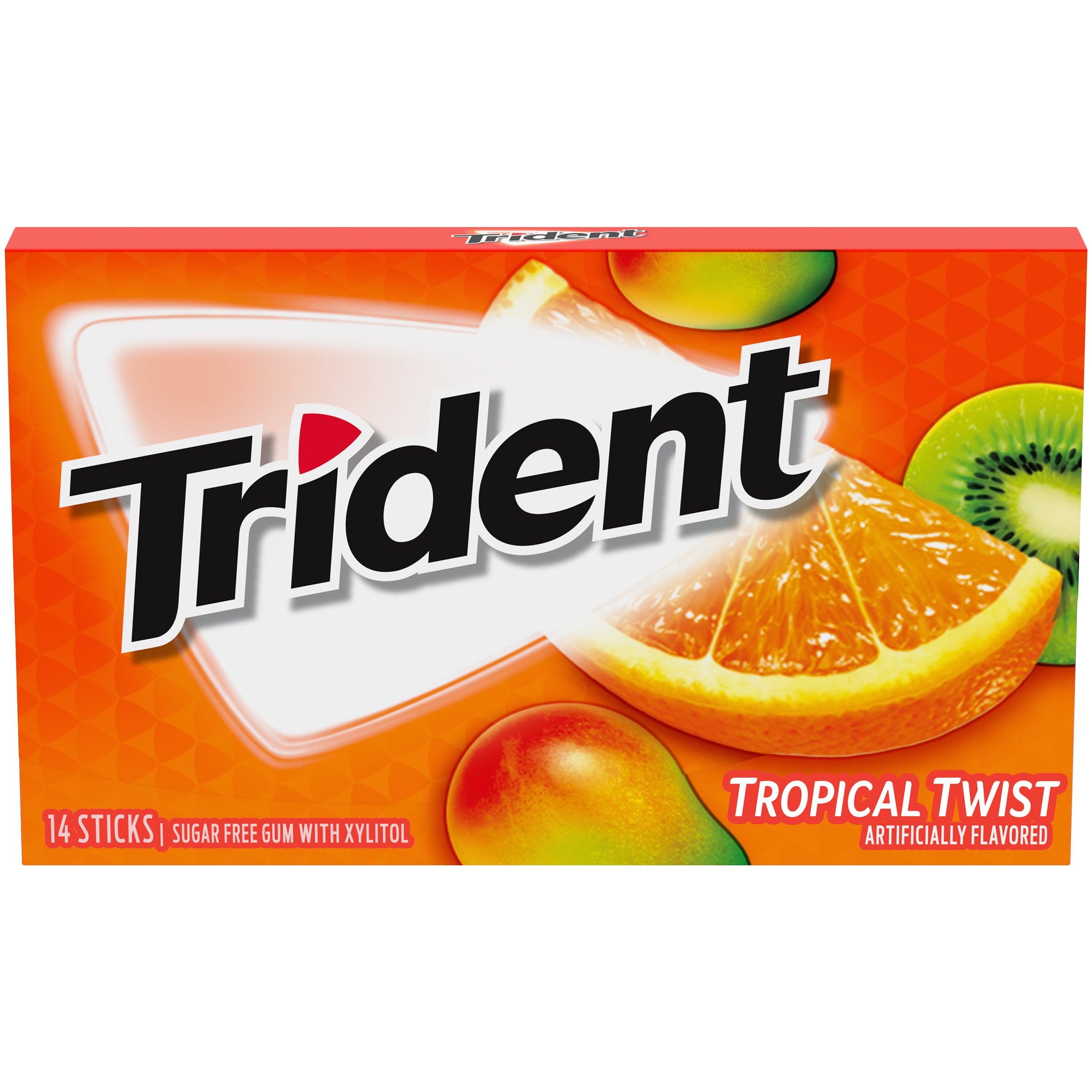 Trident Tropical Twist Gum - 14 pc.