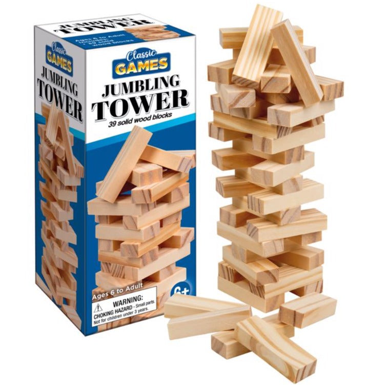 Classic Jumbling Tower Tabletop Game Set