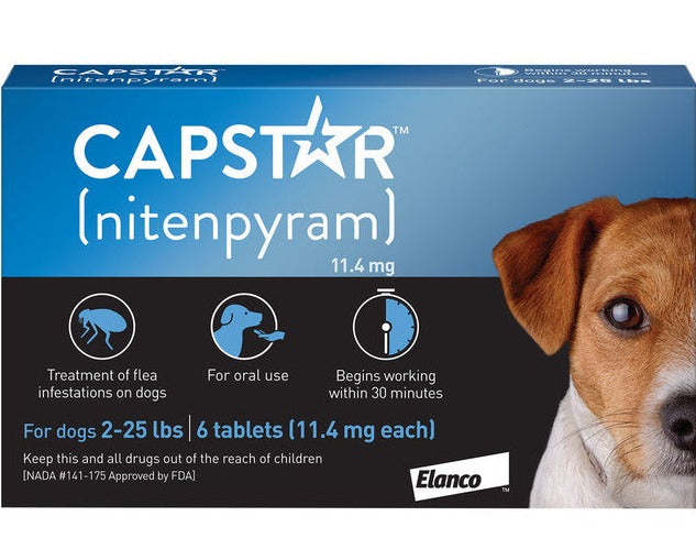 Capstar Flea Treatment Tabs (Dog, <25 lb.) - 6 pc.