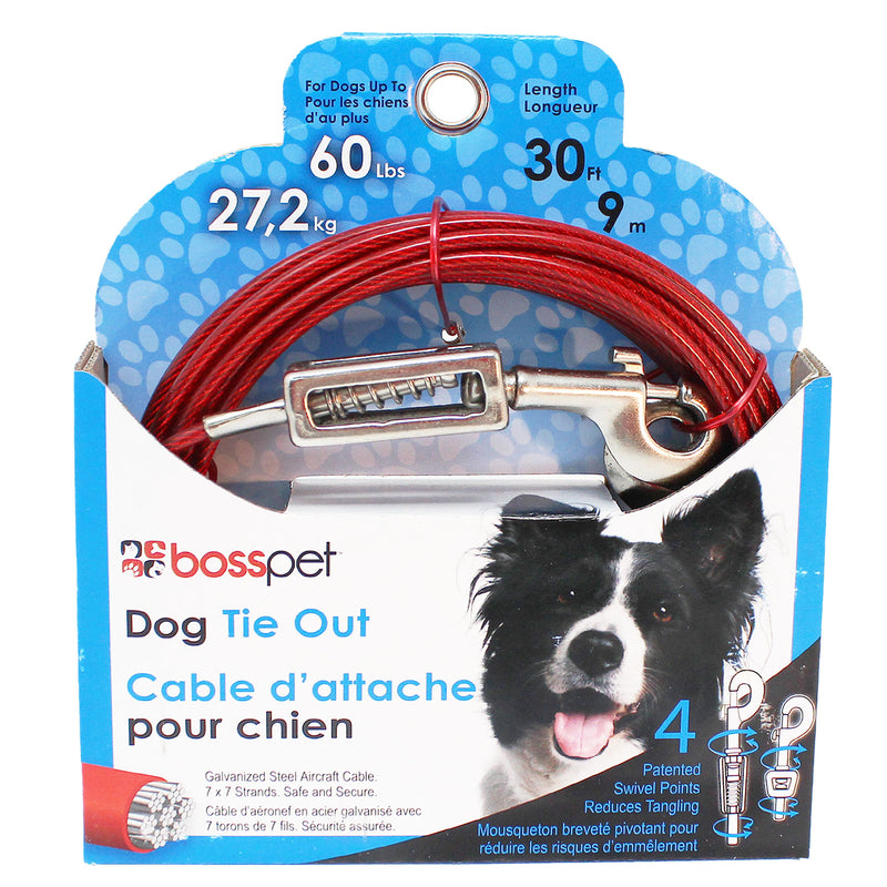 BOSS Cable Dog Tie Out