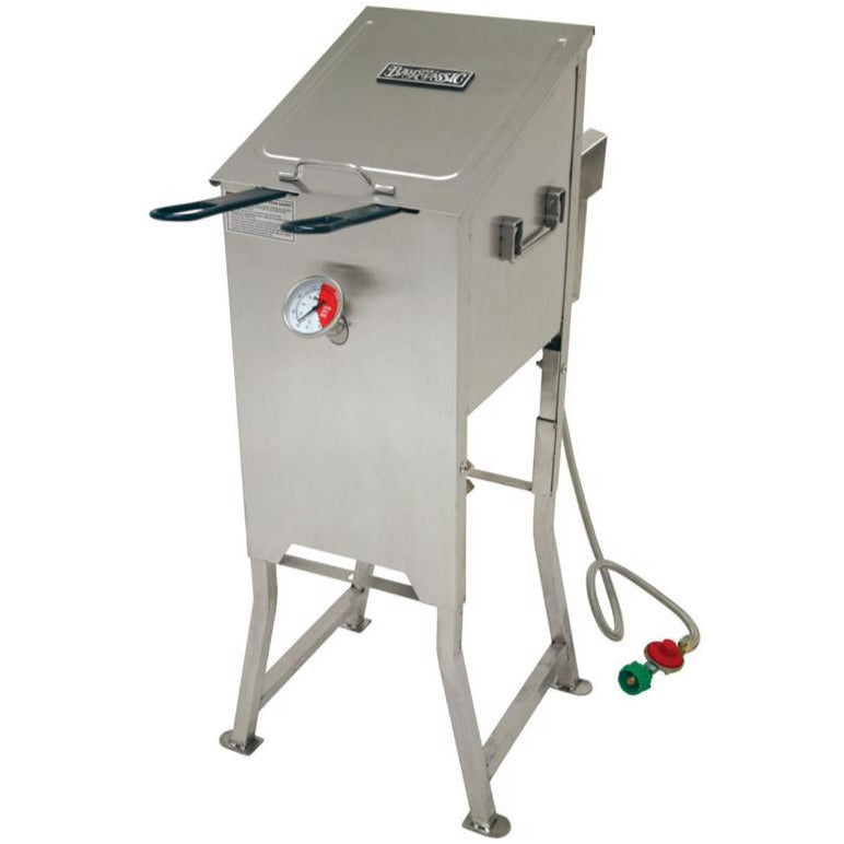 Bayou Classic 57000 BTU Stainless Steel V-Bottom Fryer