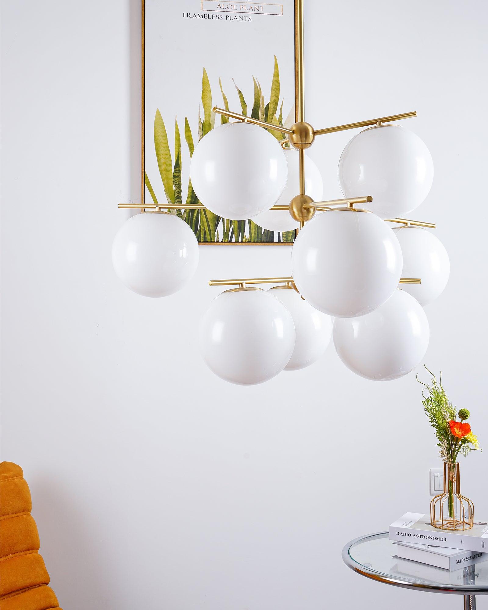 Sphere & Stem Chandelier