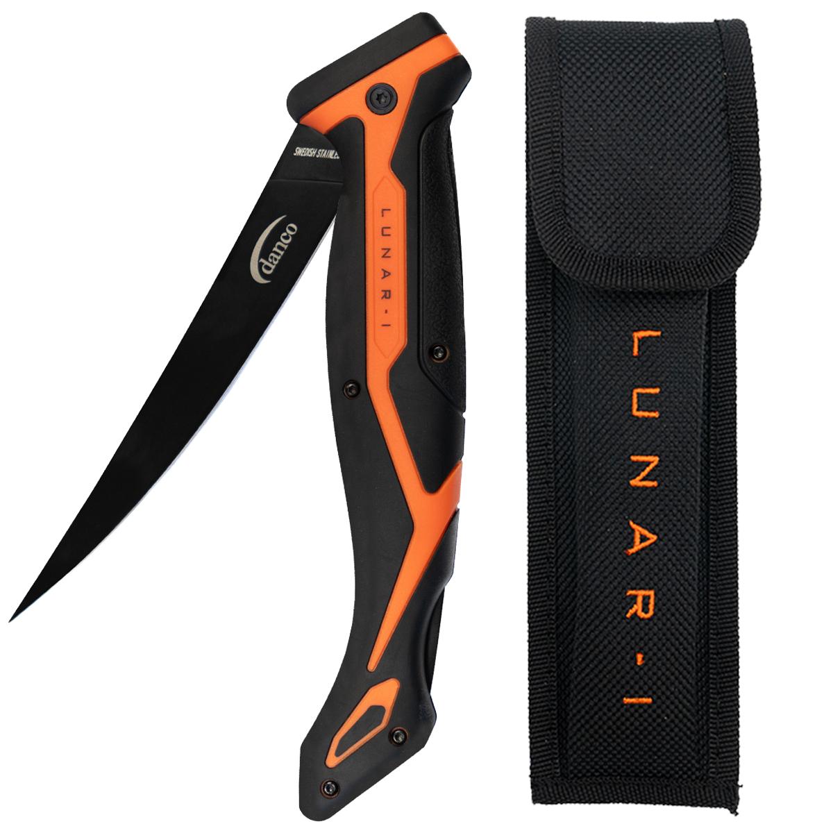 Danco Lunar-I Folding Fillet Knife w/ Sheath - 6
