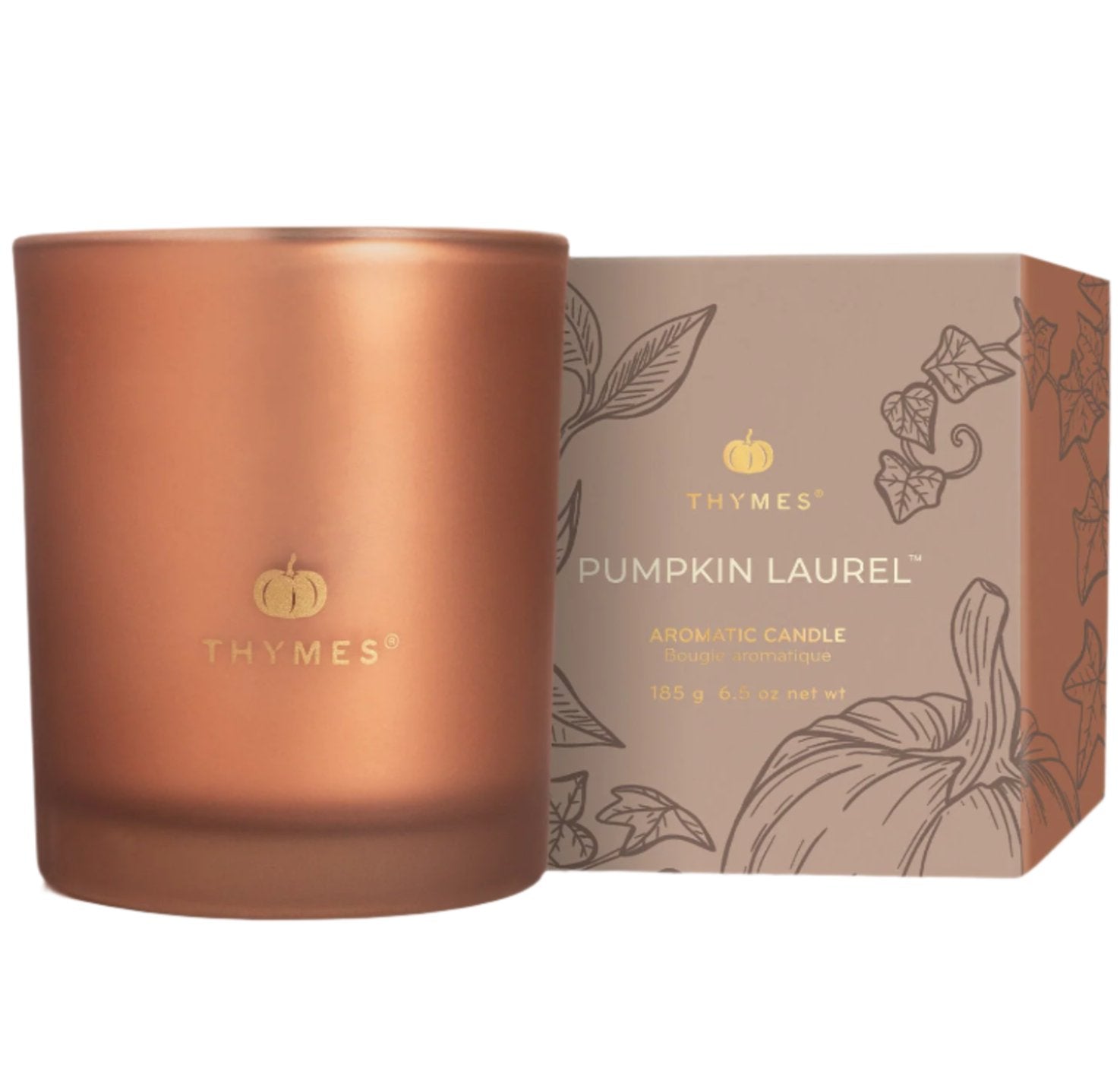 Thymes Pumpkin Laurel Aromatic Candle - 6.5 oz.