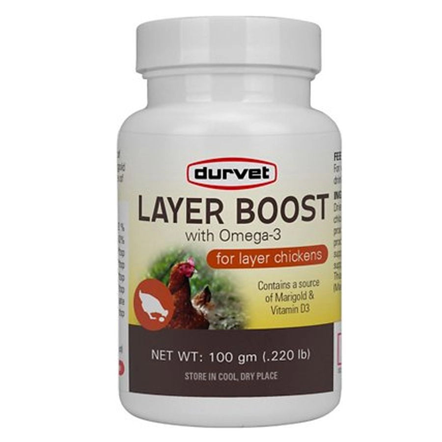 Durvet Layer Boost Omega 3 Poultry Supplement - 100g