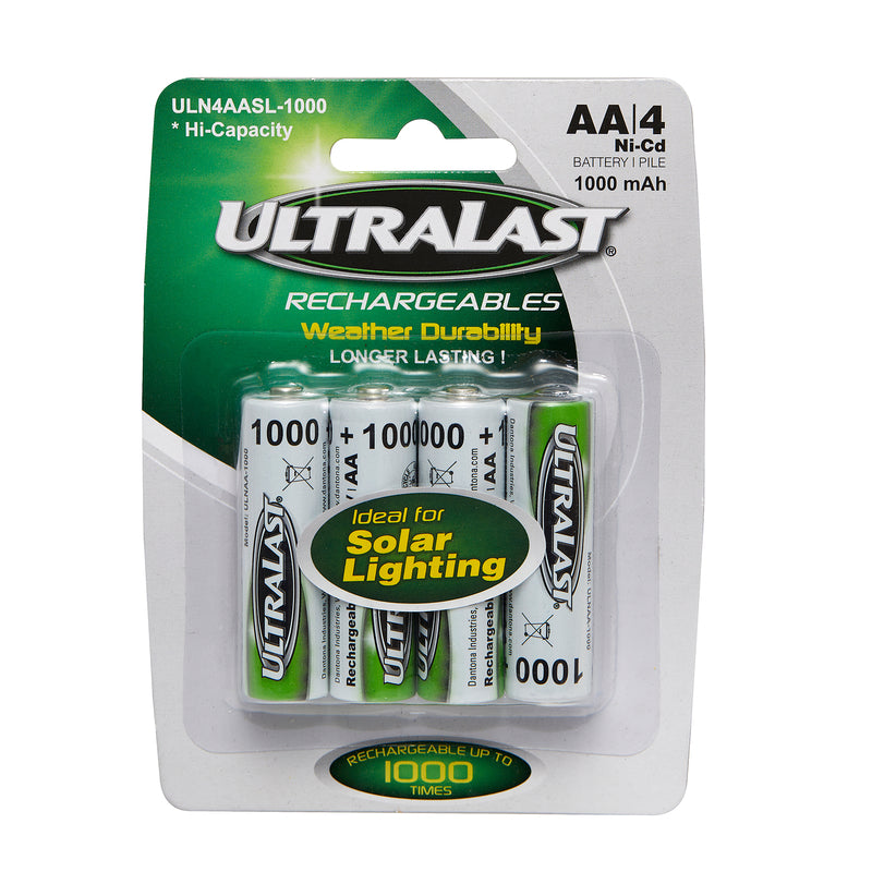 UltraLast 1.2V Rechargeable Batteries