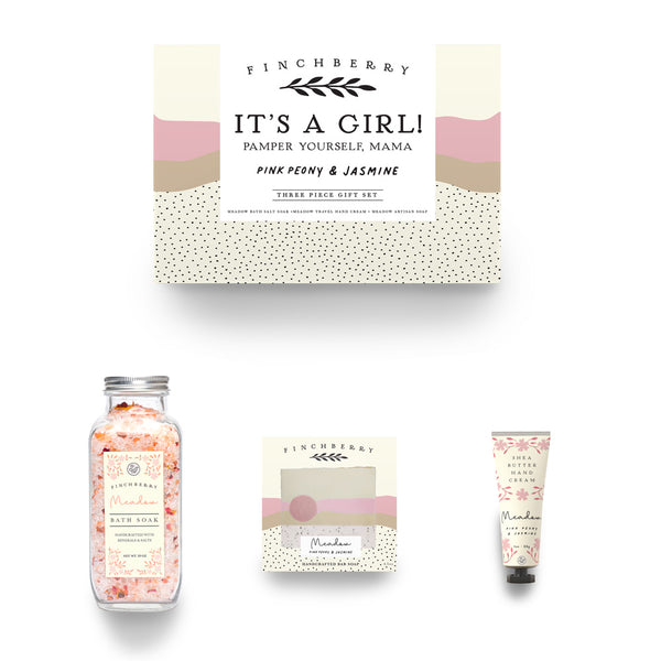 Finchberry Baby Shower 3-Piece Gift Set