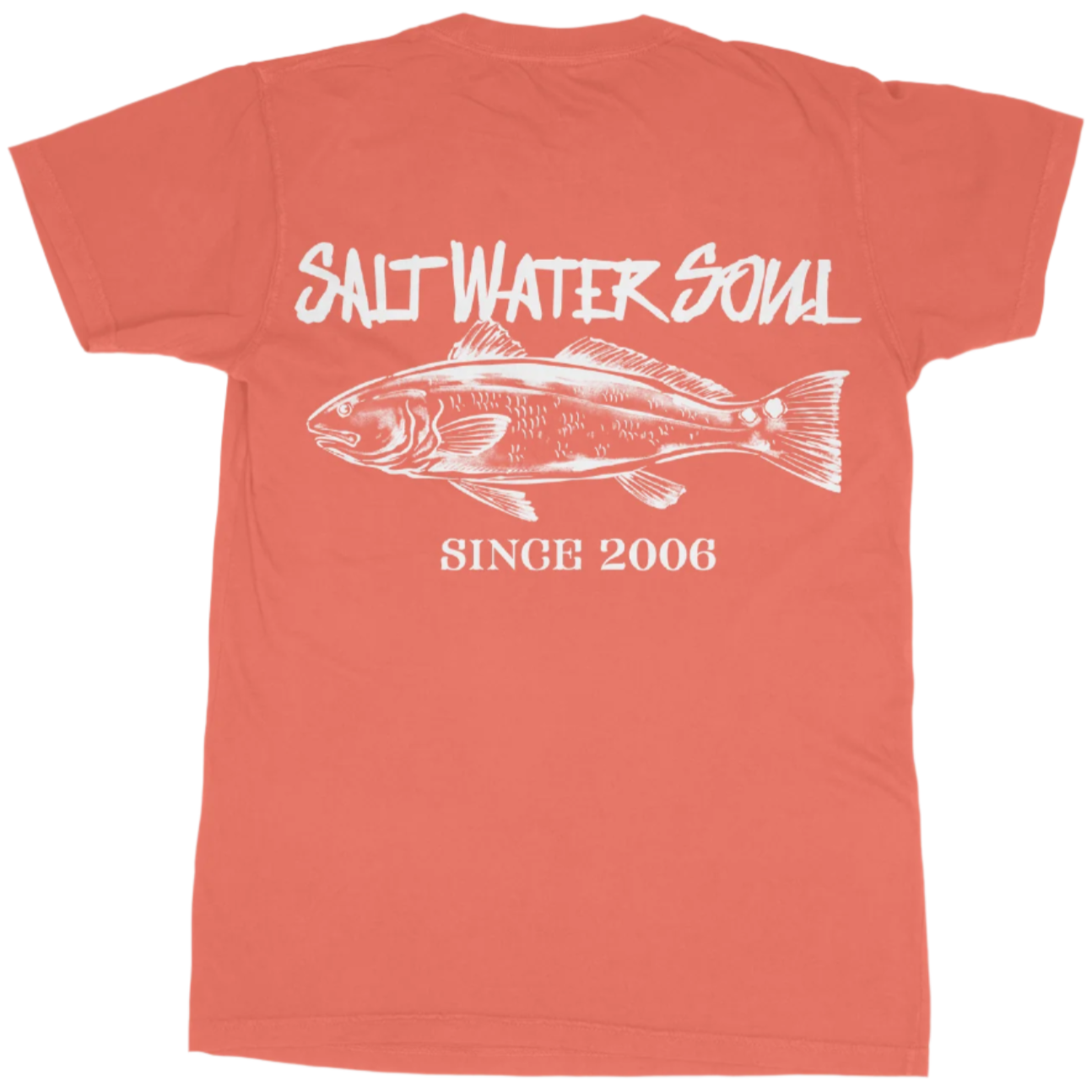 Salt Water Soul Dyed T-Shirt - Redfish