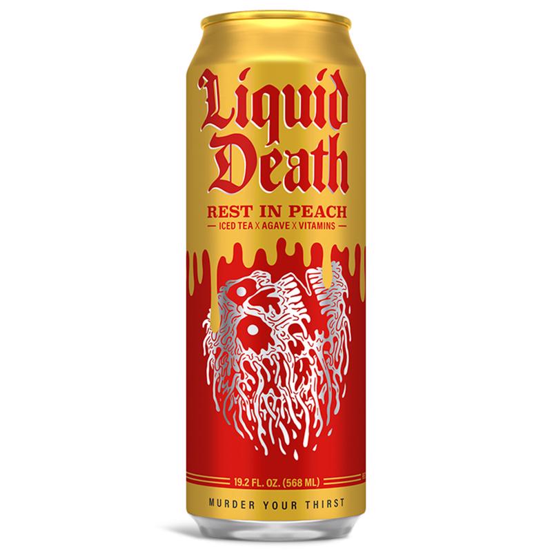 Liquid Death Spring Water & Tea - 19.2 oz.