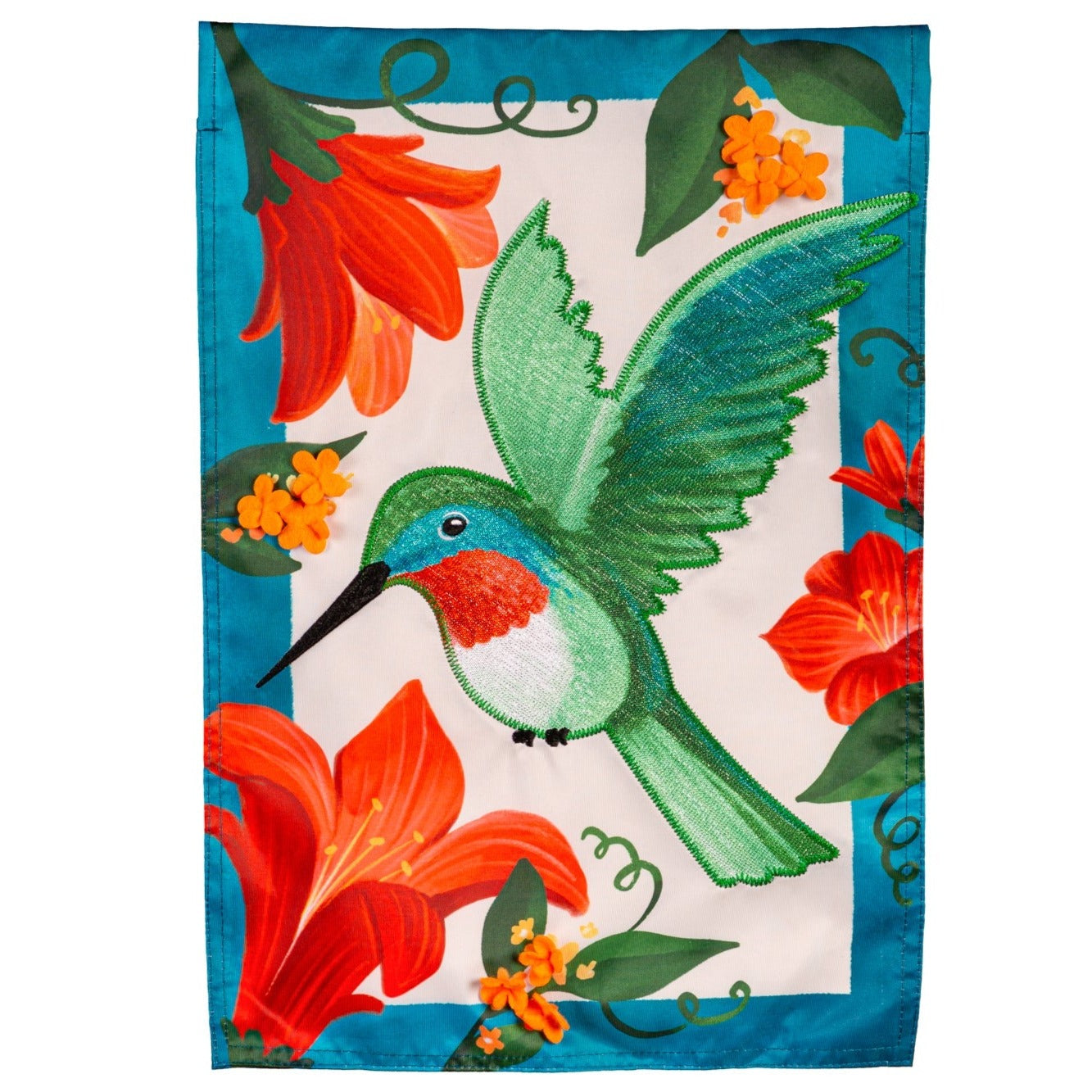 Evergreen Nature & Bird Themed Garden Flags - 12.5 x 18