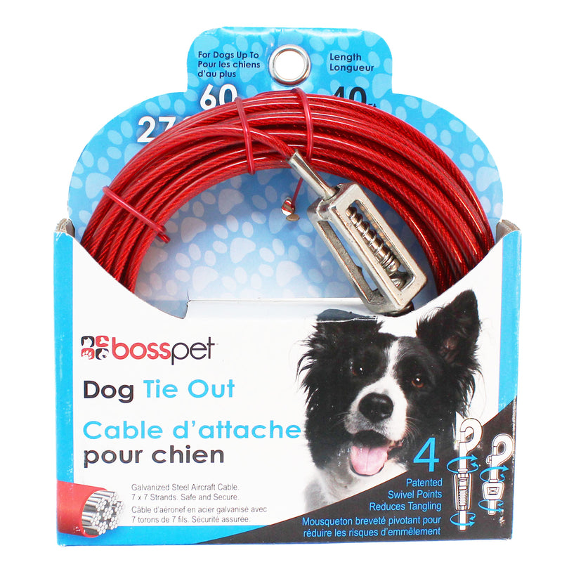 BOSS Cable Dog Tie Out