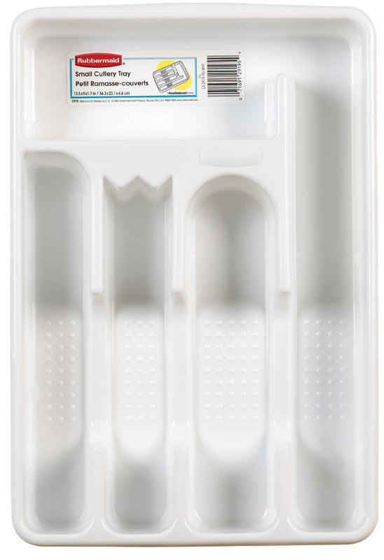 Rubbermaid 5-Compartment Plastic Silverware Tray